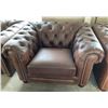 Image 2 : Prospera Home Top Grain Genuine Leather Chair Retail $1600