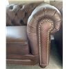 Image 3 : Prospera Home Top Grain Genuine Leather Chair Retail $1600