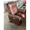 Image 2 : Prospera Home Brown Leather Powered Reclining Chair