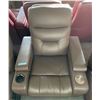 Image 2 : Prospera Home Brown Leather Theatre Recliner