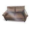 Image 1 : Prospera Home Brown Leather Double Seater Sofa