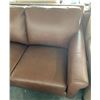 Image 3 : Prospera Home Brown Leather Double Seater Sofa
