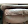 Image 4 : Prospera Home Brown Leather Double Seater Sofa
