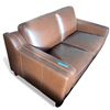 Image 1 : Prospera Home Brown Leather Double Seater Sofa