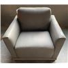 Image 2 : Prospera Home Grey Leather Chair Retail $1500