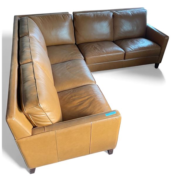 Prospera Home Carmel Five Seater Leather Sofa