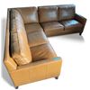 Image 1 : Prospera Home Carmel Five Seater Leather Sofa