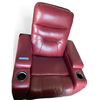 Image 1 : Prospera Home Red Leather Home Theatre Recliner