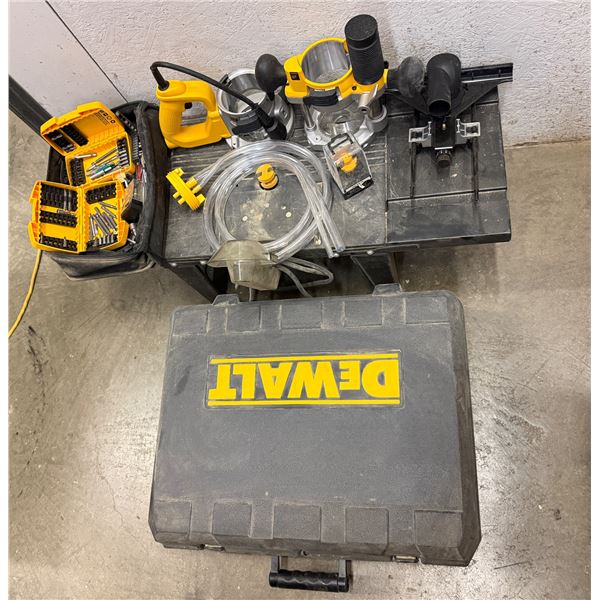 DeWalt Router System Bundle - Plunge Base, Fixed Base, & Hard Case