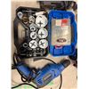 Image 3 : Assorted Power Tool Lot - Drills, Recip Saw, Router Base & Accessories