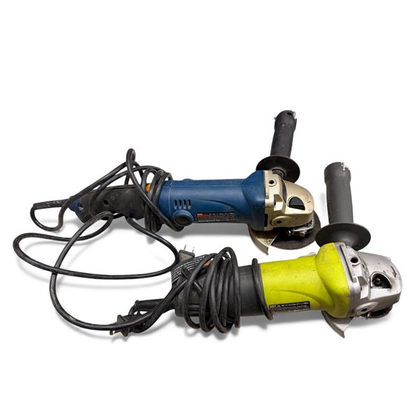 2 Piece Ryobi Angle Grinder Bundle - Corded