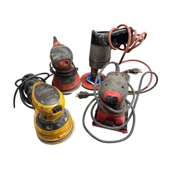 Assorted Sander Bundle - DeWalt, Black & Decker, Milwaukee, Etc.