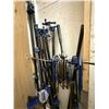 Image 2 : Large Assorted Clamp Bundle - Bar Clamps, Pipe Clamps & C-Clamps
