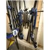 Image 3 : Large Assorted Clamp Bundle - Bar Clamps, Pipe Clamps & C-Clamps
