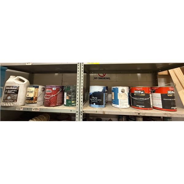 Shelf of Assorted Paint