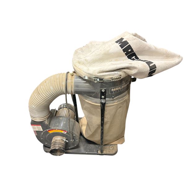 Heavy-Duty Woodshop Dust Collector with Hose & Filter Bag