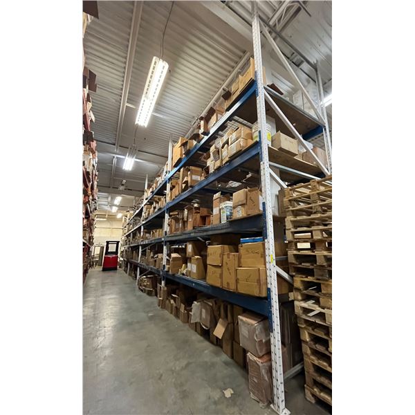 Racking - Approx 6 Uprights 18' H x 73" D w/ 20 Horizontal Beams 172.5" L