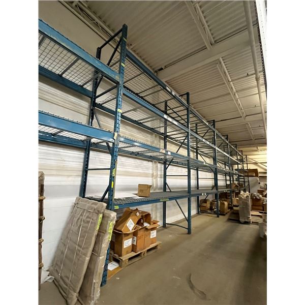 Racking - Approx 8 Uprights 15' H x 42" D w/ 26 Horizontal Beams 123" L