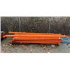 Image 4 : Group Disassembled Racking 6 Uprights Approx 15.5' & Approx 35+ Horizontal Beam Assorted Sizes