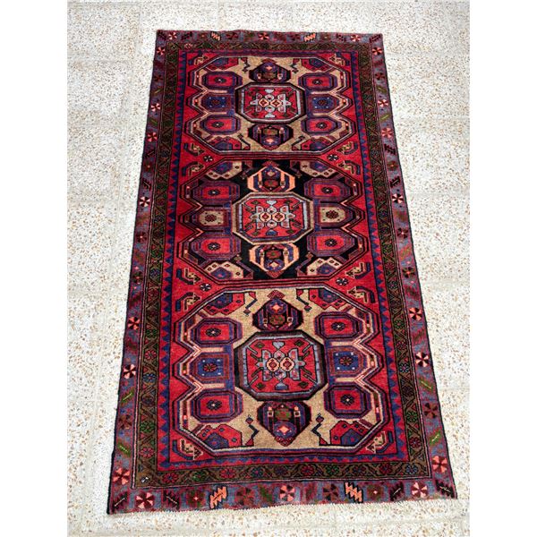 Hakan Kourosh, 100% Authentic Hand Knotted Wool Persian Rug Origin: Kashmarr - All over design and t