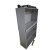 Image 2 : Large Grey Wall Cabinet (39.5 L x 14 W x 56.5 H ")