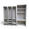 Image 1 : Set of 4 White Closet/Storage Towers