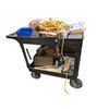 Image 1 : Heavy-Duty Utility Cart Loaded w/Misc. Tools
