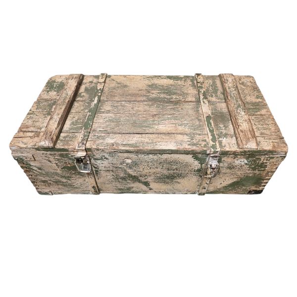 Vintage Style Wooden Storage Trunk