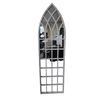 Image 1 : Gothic Arch Window-Pane Wall Mirror