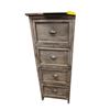 Image 1 : Rustic 4-Drawer Wood Cabinet