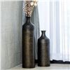Image 1 : BNIB Mels Metal Vase, Black & Gold, Set of 2, 25