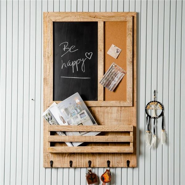 BNIB Wooden Wall Organizer