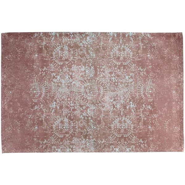 Brand New  Daisy Woven Carpet, 4X6 Feet, Peach Mint