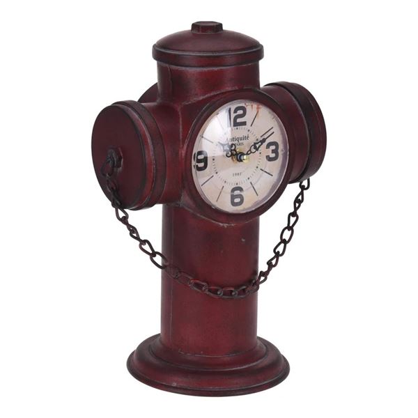 Brand New Beau Table Clock Iron 22X15X32cm