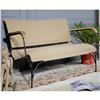 Image 1 : BNIB Long Metal Frame Rattan Bench,
