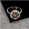 Image 3 : TOURMALINE RING IN 14K WHITE PLATED GOLD OVER 925 STERLING SILVER - SIZE 8 -APPRAISED REPLACEMENT VA
