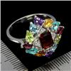 Image 2 : MOZAMBIQUE GARNET, AMETHYST, CITRINE, PARAIBA BLUE TOPAZ, PERIDOT, RHODOLITE GARNET, SKY BLUE TOPAZ 
