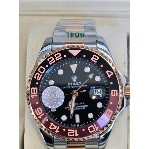 FULLY AUTOMATIC ROLEX GMT MASTER II 40 MM REF #126711CHNR - â€œROOTBEERâ€