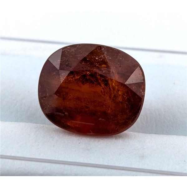 8.44 ct Authenticated Red Garnet gemstone ($6,752 Appraisal)