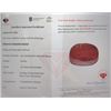 Image 3 : 8.44 ct Authenticated Red Garnet gemstone ($6,752 Appraisal)