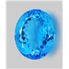 Image 2 : 84.31 ct Authenticated Royal Blue Topaz gemstone ($23,607 Appraisal)
