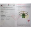 Image 3 : 3.1 ct Authenticated Silver Emerald gemstone RIng ($3,651 Appraisal)