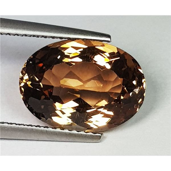 7.41 ct Authenticated Imperial Topaz gemstone ($8,892 Appraisal)