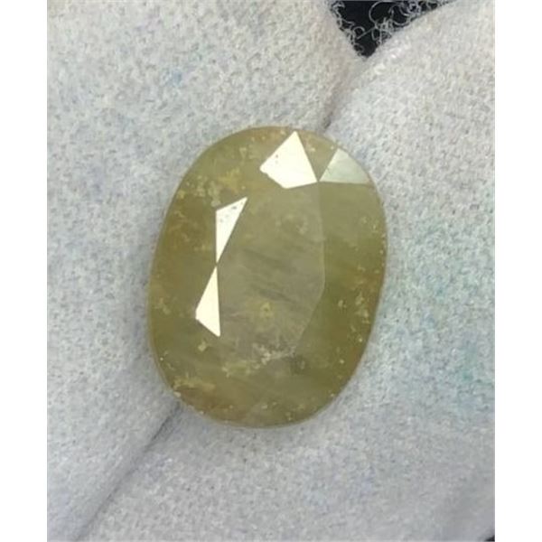 15.6 ct Authenticated Green Sapphire gemstone ($21,294 Appraisal)