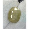 Image 1 : 15.6 ct Authenticated Green Sapphire gemstone ($21,294 Appraisal)