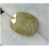 Image 2 : 15.6 ct Authenticated Green Sapphire gemstone ($21,294 Appraisal)