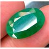 Image 1 : 6.06 ct Certified Brazilian Emerald gemstone ($6,150 Appraisal)