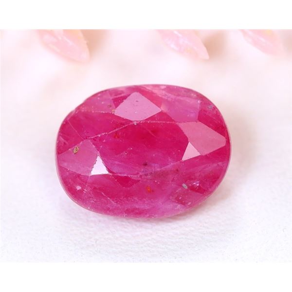 3.65 ct Certified Untreated Ruby gemstone ($7,300 Appraisal)