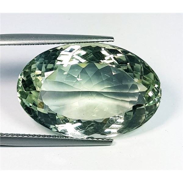 25.97 ct Certified Green Prasiolite gemstone ($3,895 Appraisal)