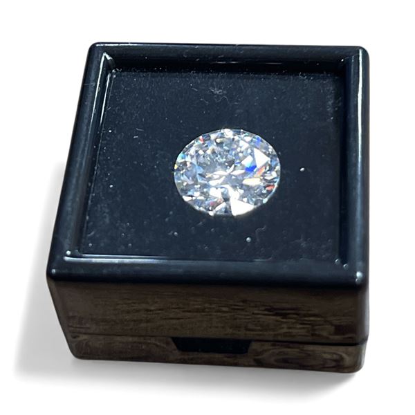 New 4.0ct Moissanite Lab Diamond, Round Cut - D - VVS1, Tests Positive with a Diamond Tester (More B